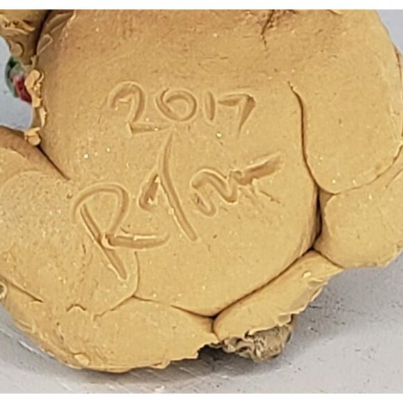 Cairn Terrier Brussels Griffon Rose Figurine By Raquel Torres Furever Clay - Picture 7 of 8